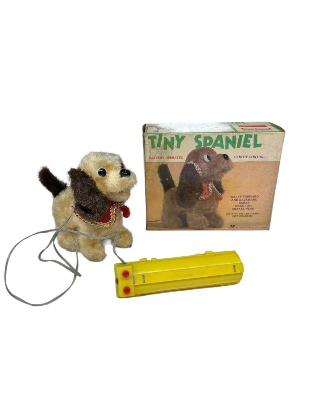Tiny Spaniel Remote Control Dog Puppy Vintage Hong Kong Toy Cocker 1960's in Box